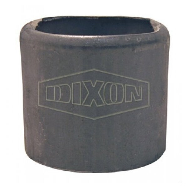 Notched Ferrule, 3 ID x 3-47/64 to 3-54/64 OD in Nominal, 304 SS, Hose End Style, 4-5/16 in L